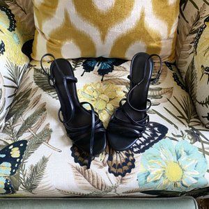 Banana Republic Black Sandals Size 9 1/2"